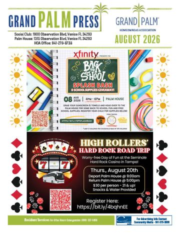 Grand Palm newsletter cover
