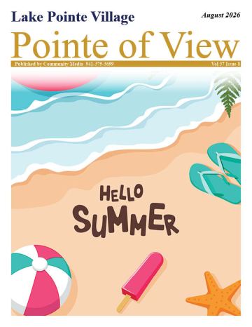 Lake Pointe Village newsletter cover