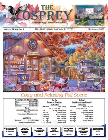 Country Club Manor newsletter cover