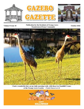 Orange Acres newsletter cover