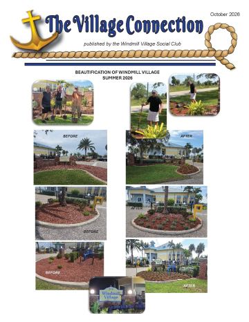 Windmill Village - Punta Gorda newsletter cover