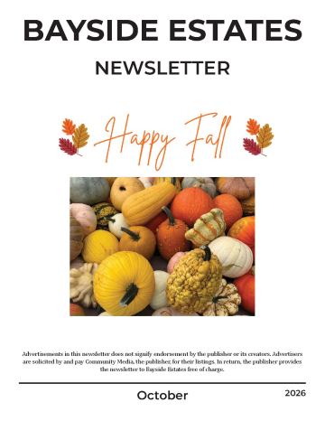 Bayside Estates newsletter cover