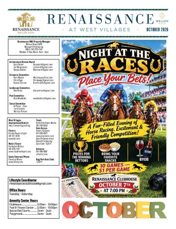 Renaissance newsletter cover