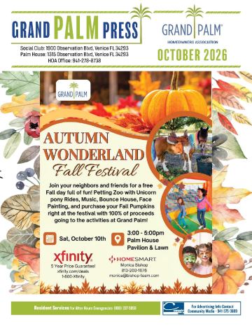 Grand Palm newsletter cover