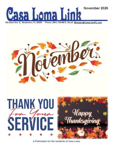Casa Loma newsletter cover