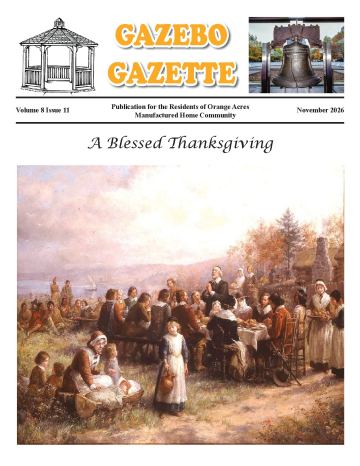 Orange Acres newsletter cover